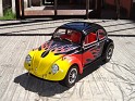 1:18 - Johnny Lightnning - Volkswagen - Sedan Custom - 1963 - Black with Flames - Custom - 0